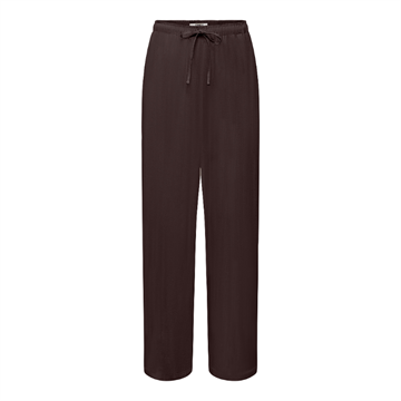 ONLY SIESTA MW PULL-UP LINEN BL PNT BLACK COFFEE - 15322263